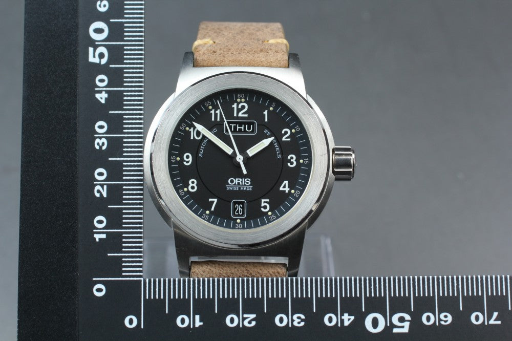 Near MINT ORIS Big Crown 7500 Black Auto 39.5mm Men's Watch