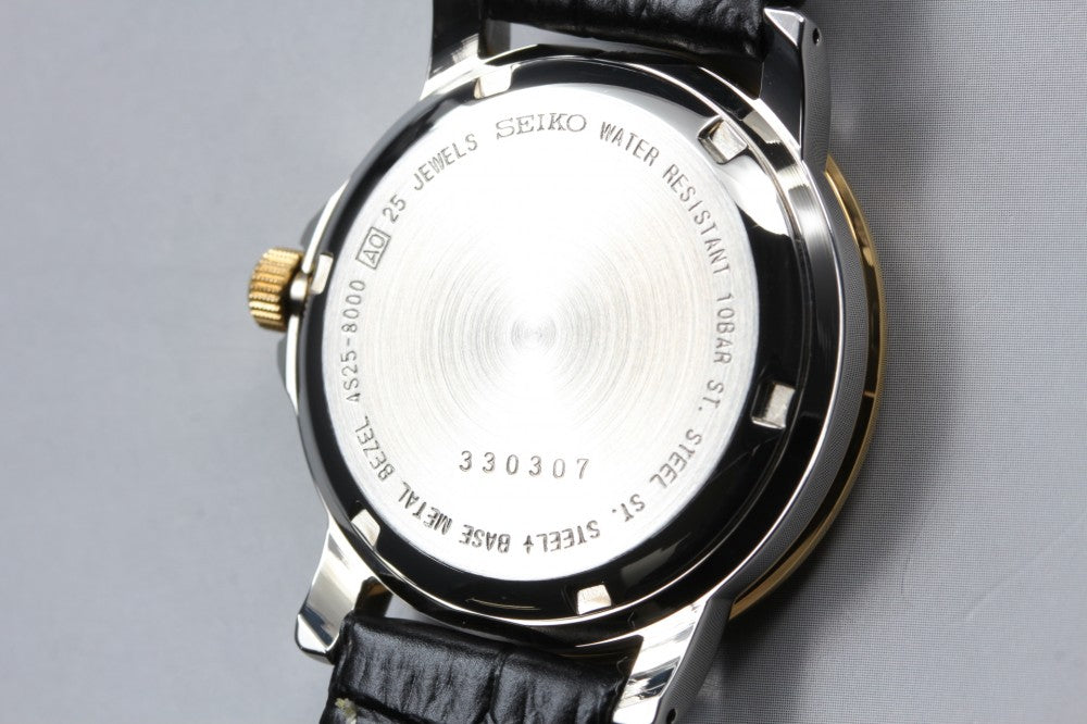 MINT SEIKO Mechanical SCVJ003/4S25-8000 White Auto 36.5mm Men's Watch 1993