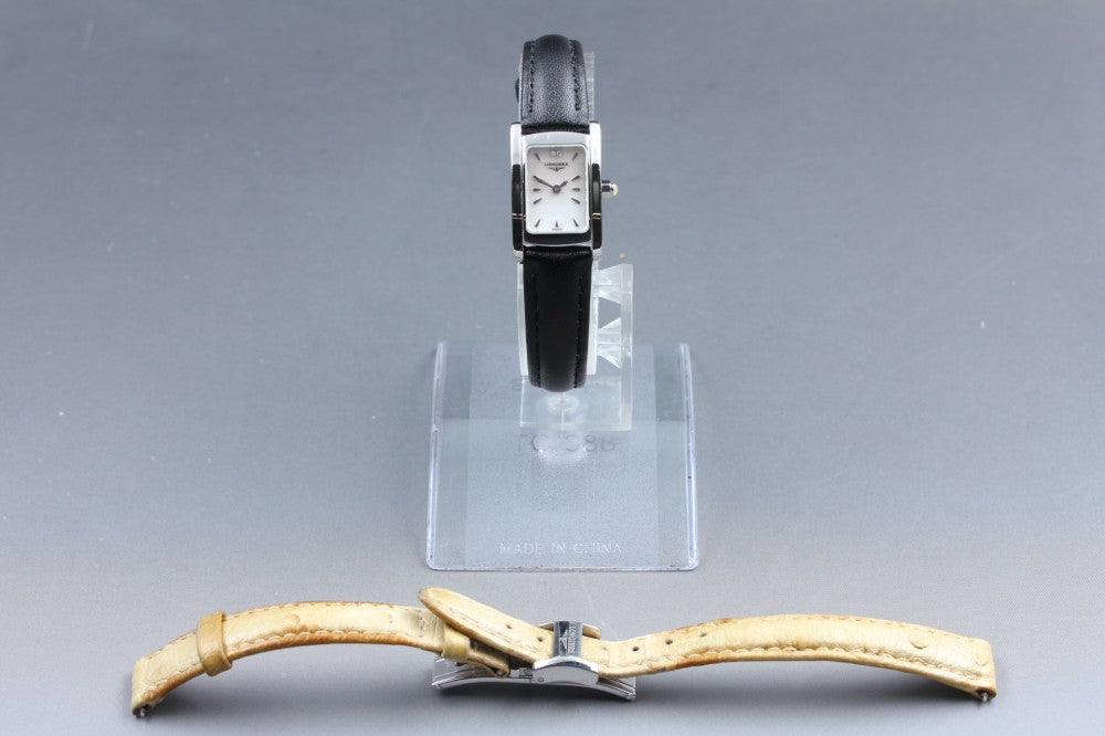 Near MINT LONGINES Dolce Vita L5.158.4 Silver Quartz 16mm Ladies Watch