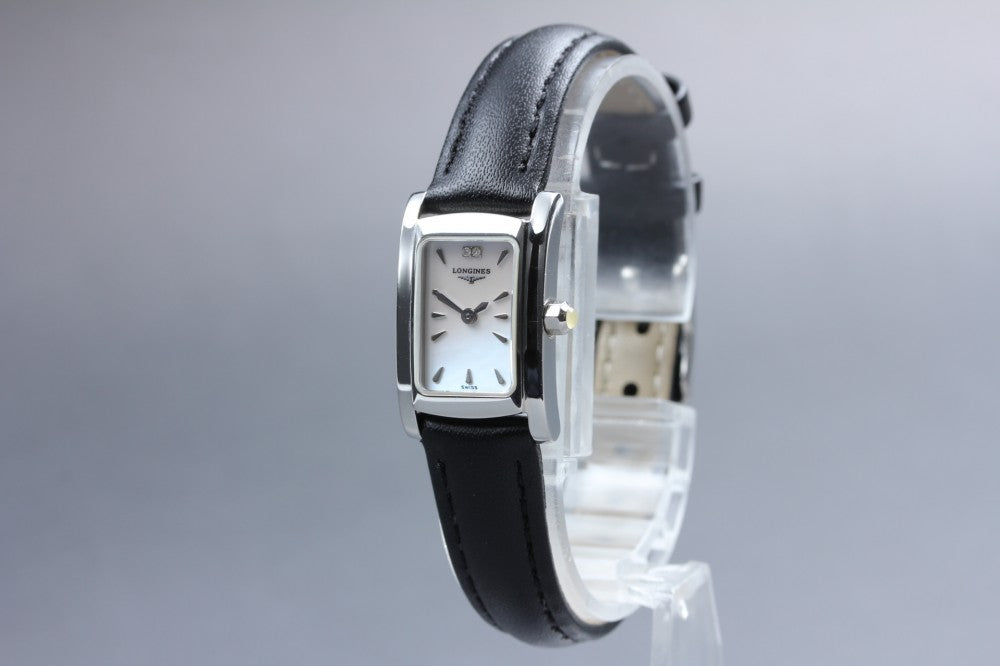 Near MINT LONGINES Dolce Vita L5.158.4 Silver Quartz 16mm Ladies Watch