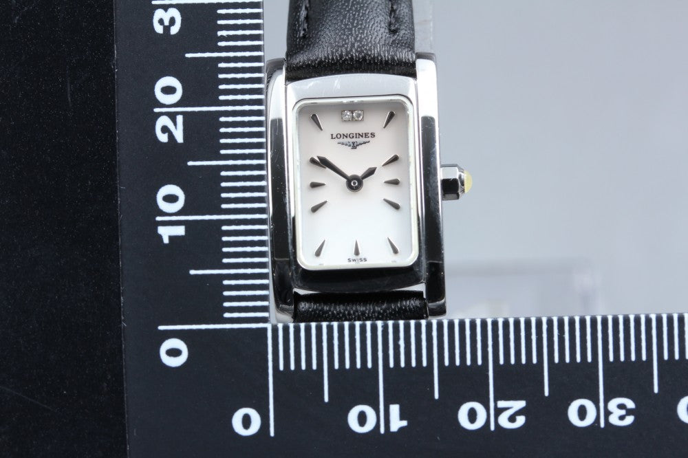 Near MINT LONGINES Dolce Vita L5.158.4 Silver Quartz 16mm Ladies Watch
