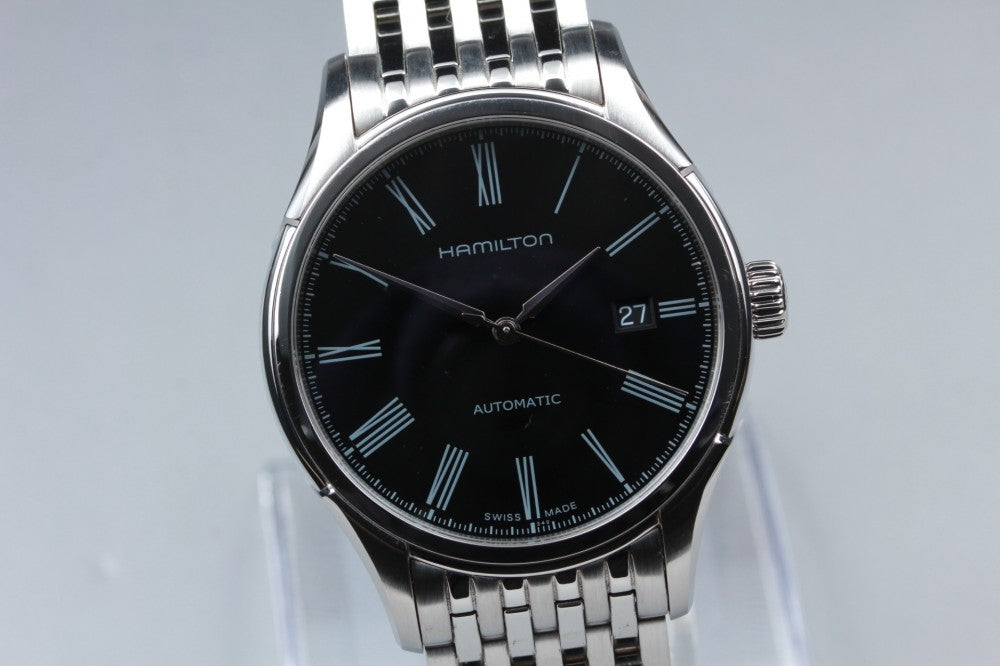 Near MINT HAMILTON Jazzmaster H395150 Black Auto 40mm Men's Watch