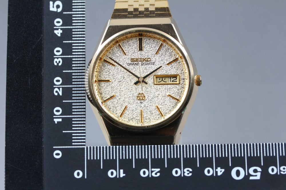 SEIKO Grand Quartz 9943-8020 Gold Quartz 36mm Men's Watch 1978