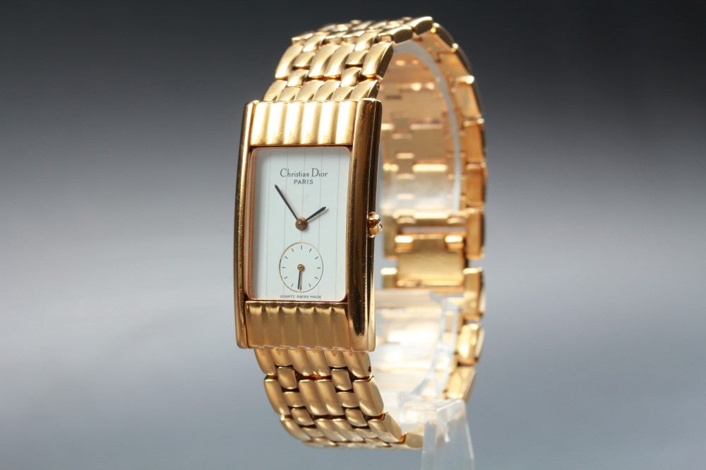 Christian Dior 55.142.1 White Quartz 21.6mm Ladies Watch