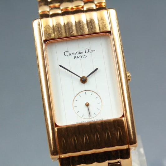 Christian Dior 55.142.1 White Quartz 21.6mm Ladies Watch