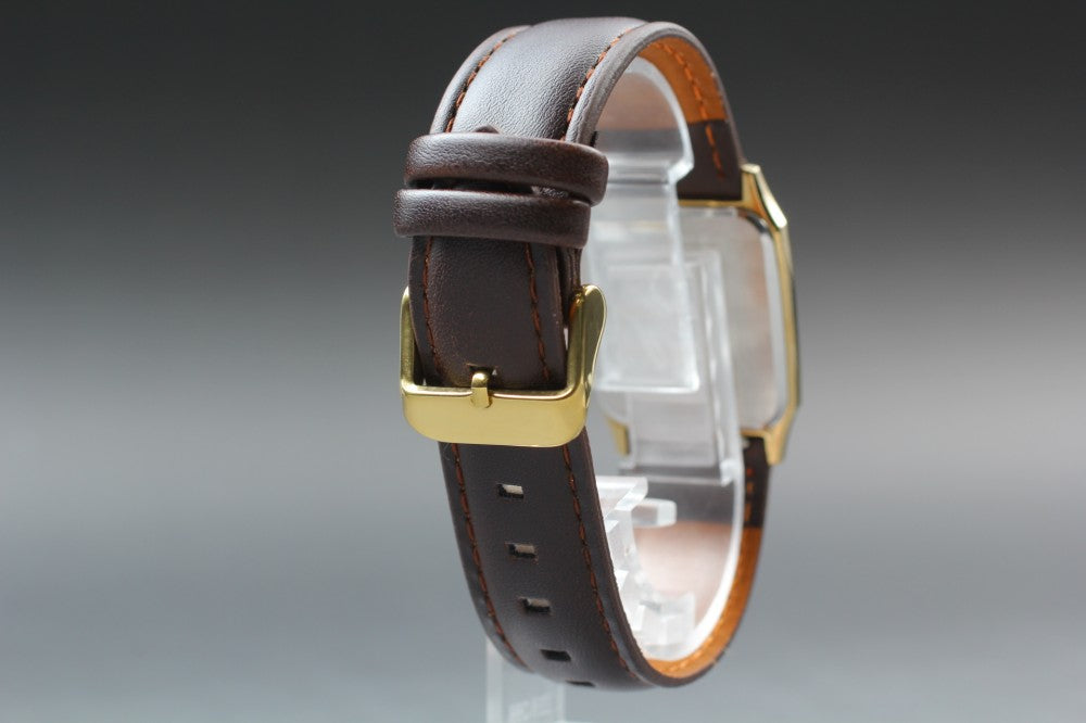Near MINT SEIKO Chariot 5E31-5A50 Gold Quartz 26.5mm Men's Watch