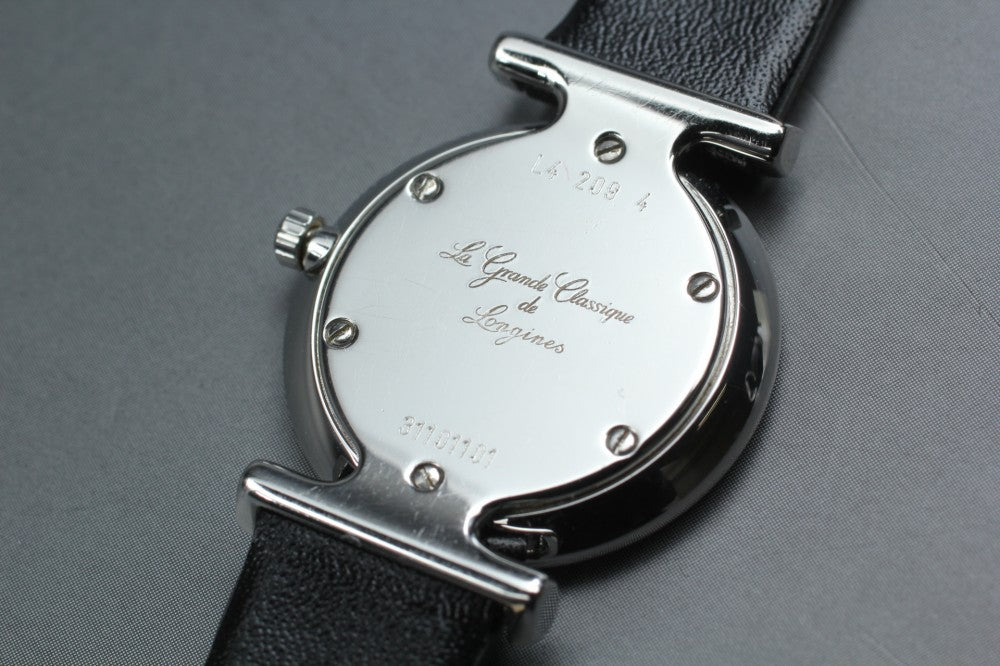 Near MINT LONGINES Grand Classic L4 209 4 White Quartz 24mm Ladies Watch