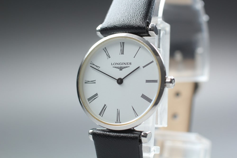 Near MINT LONGINES Grand Classic L4 209 4 White Quartz 24mm Ladies Watch