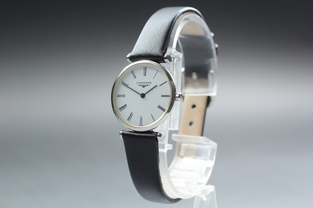 Near MINT LONGINES Grand Classic L4 209 4 White Quartz 24mm Ladies Watch