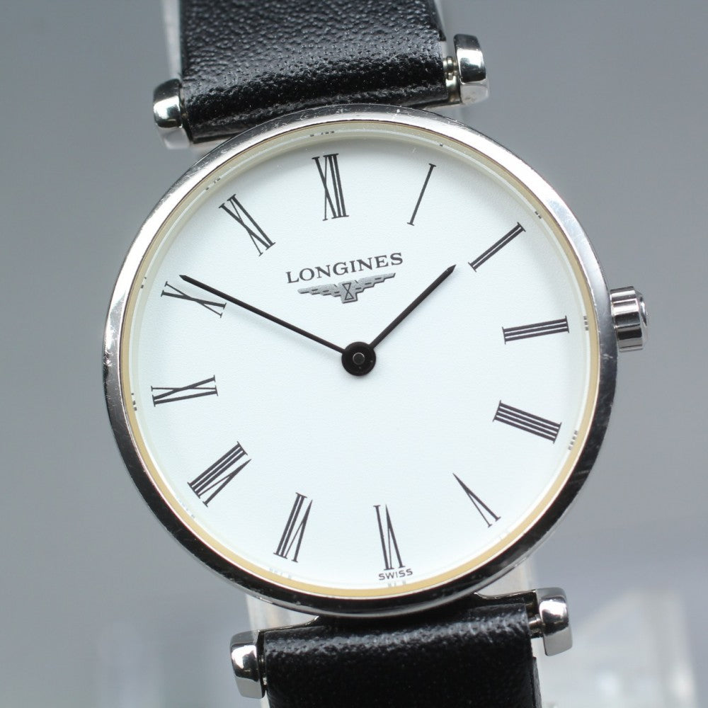 Near MINT LONGINES Grand Classic L4 209 4 White Quartz 24mm Ladies Watch