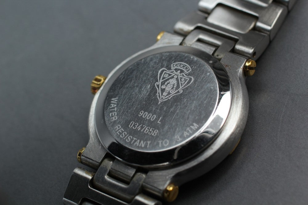 GUCCI 9000L Gold Quartz 25mm Ladies Watch