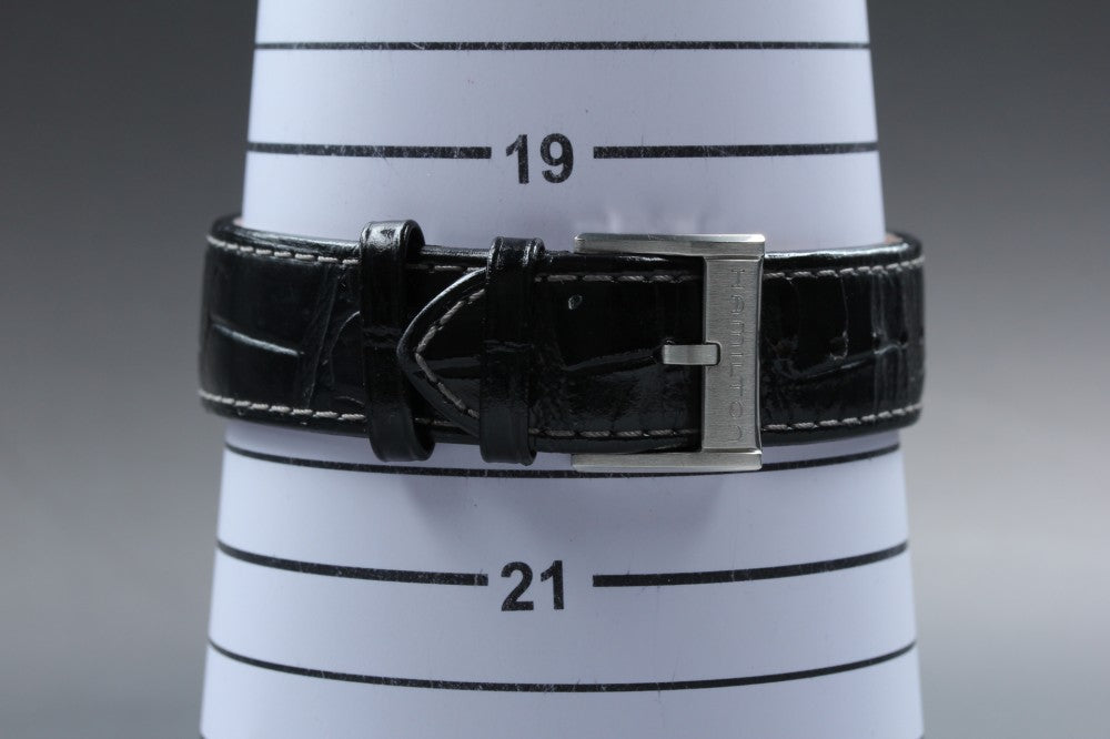 Near MINT HAMILTON Jazzmaster Viewmatic H325651 Black Auto 41mm Men's Watch