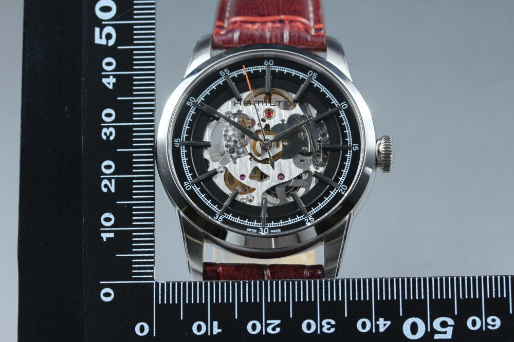 Near MINT HAMILTON Railroad H406550 Black Auto 42mm Men's Watch