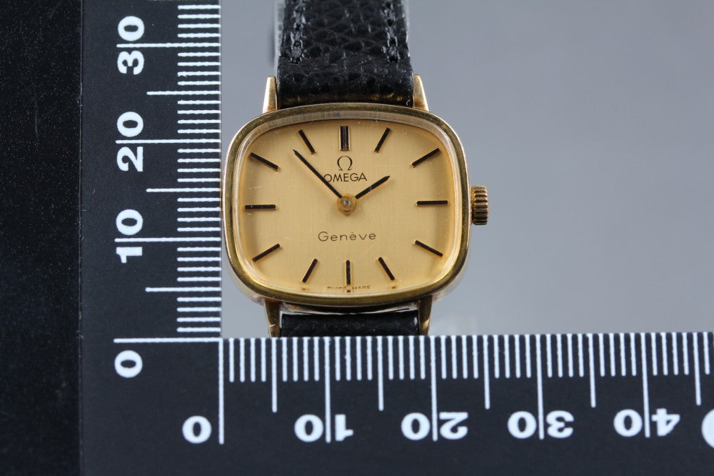 Near MINT OMEGA Geneve 511.413 Cal.625 Gold Manual 24mm Ladies Watch 1973 – photo 12