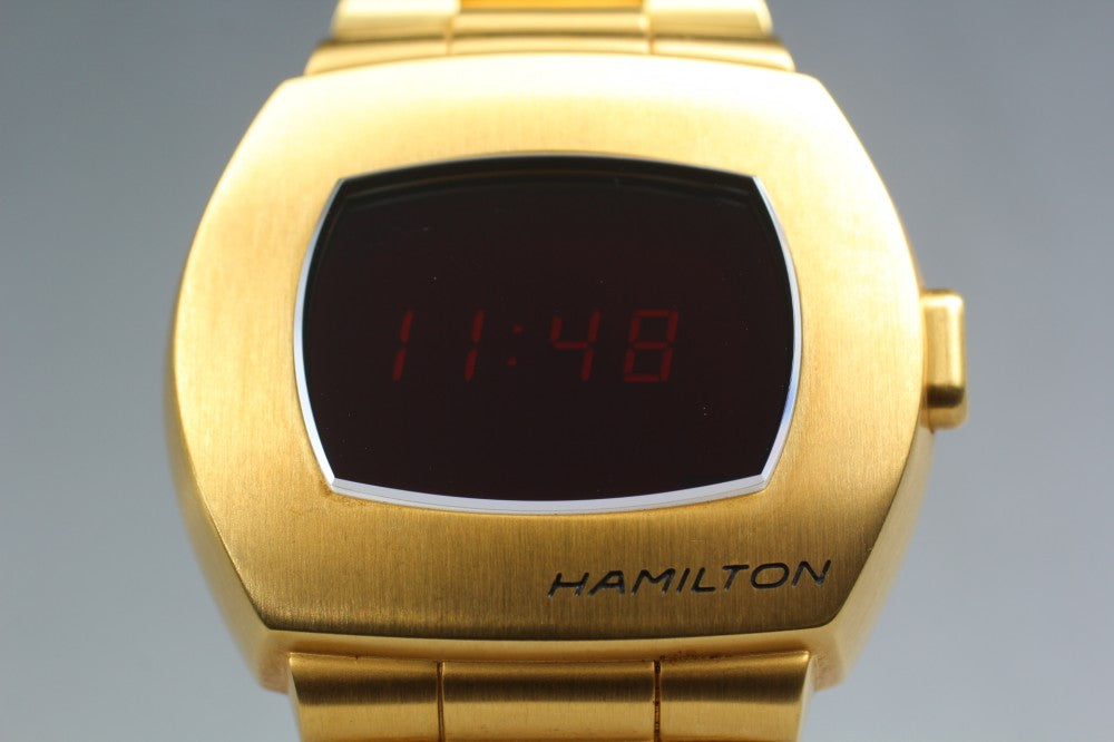 Near MINT HAMILTON Pulsar PSR H524240 Black Quartz 40mm Men's Watch