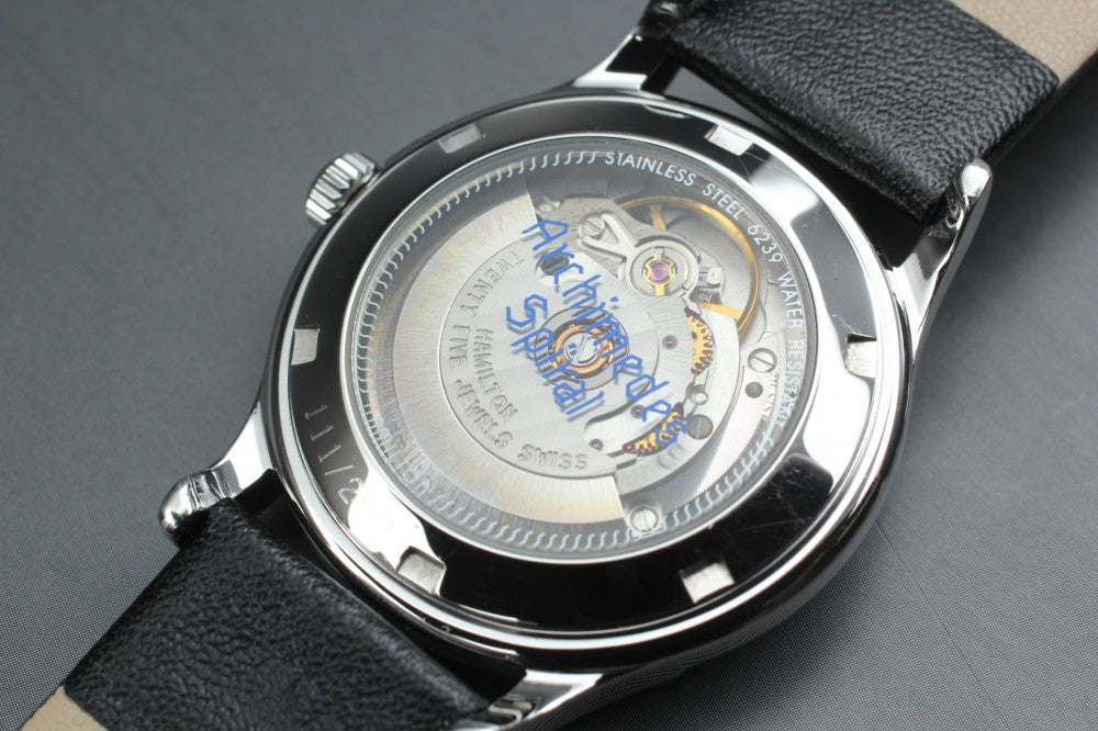 Near MINT HAMILTON Lynnwood 6239 White Auto 34mm Men's Watch