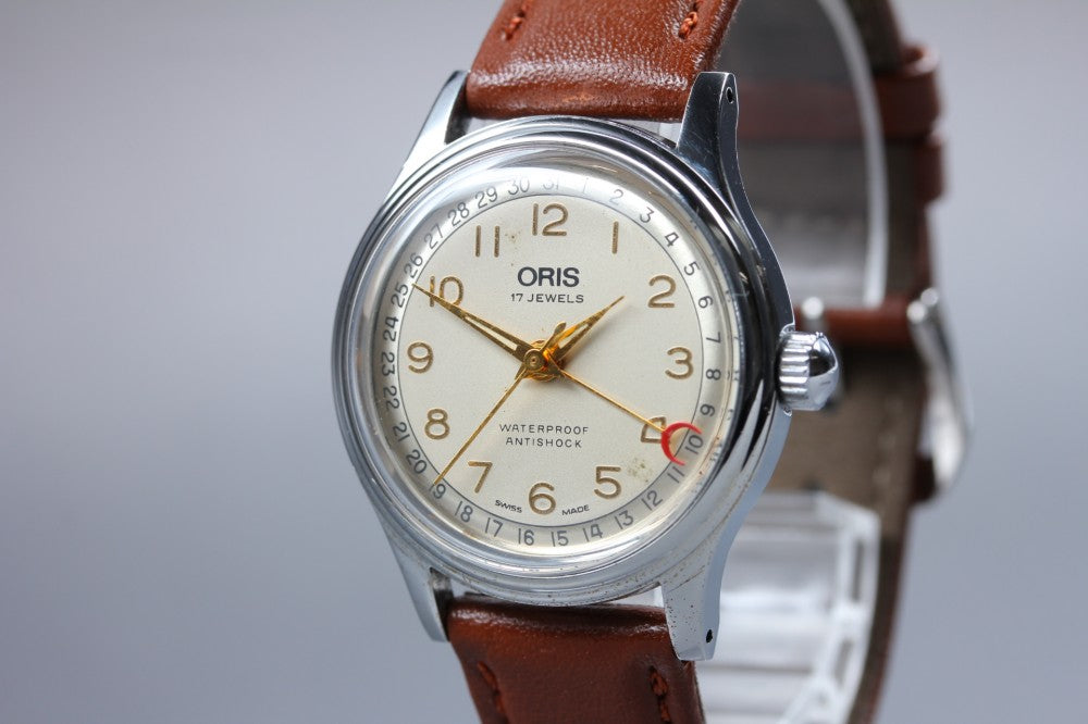 ORIS Pointer Date 302-7285B Silver/Gold Manual 31.5mm Men's Watch