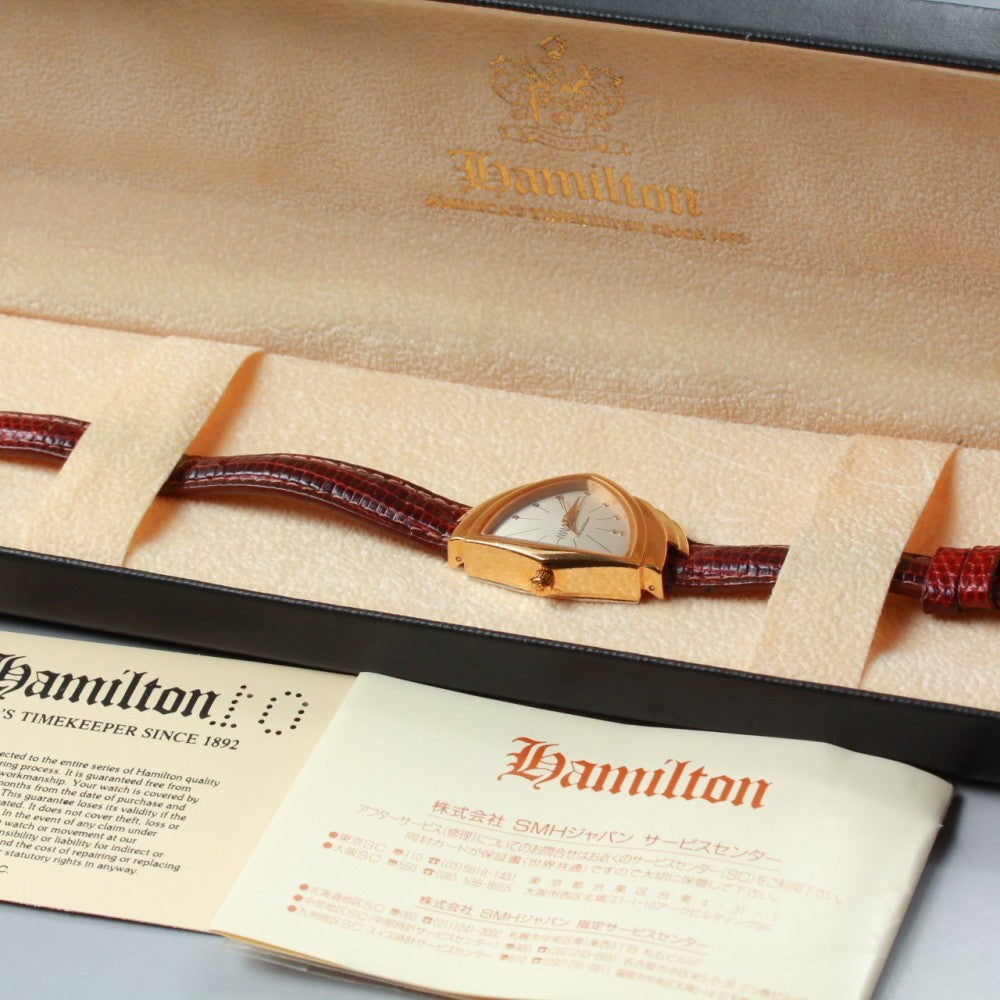 HAMILTON Ventura 6258 Silver Quartz 23.5mm Ladies Watch