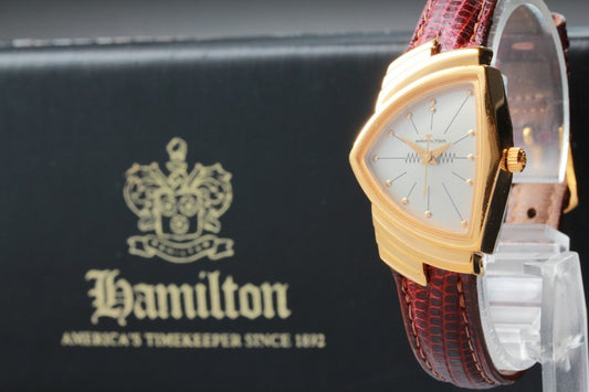 HAMILTON Ventura 6258 Silver Quartz 23.5mm Ladies Watch