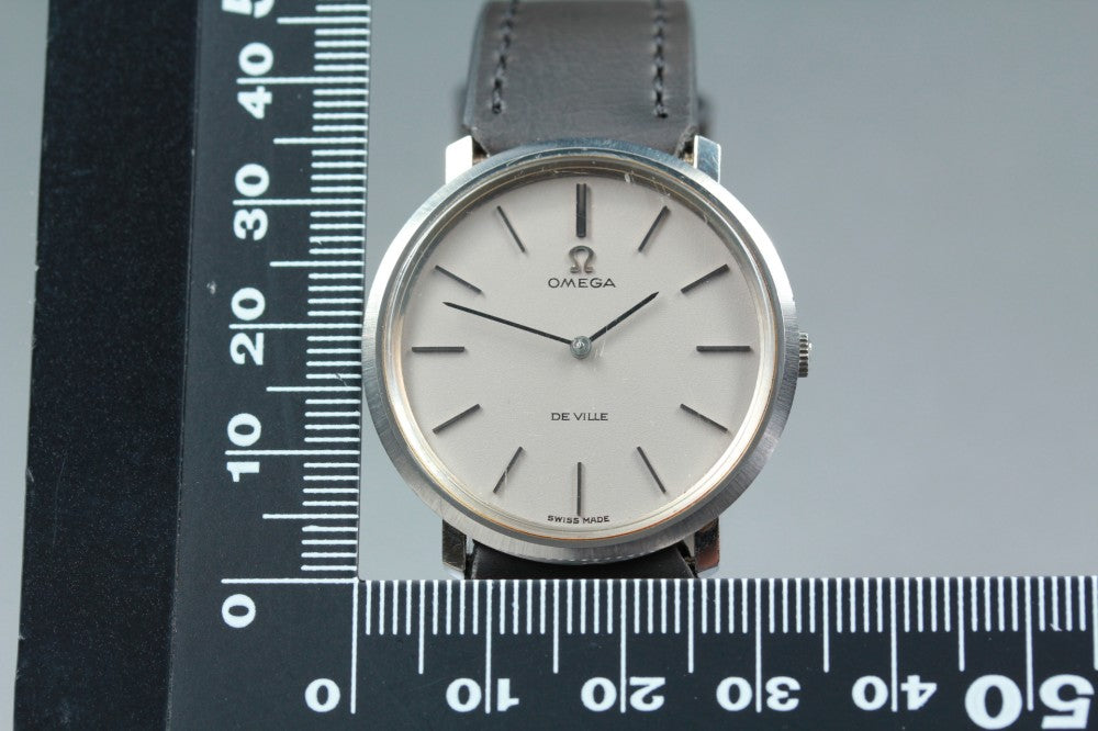 OMEGA De Ville 111.077 Cal.630 Silver Manual 31mm Men's Watch 1970