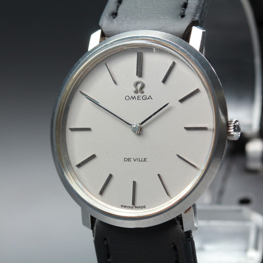 OMEGA De Ville 111.077 Cal.630 Silver Manual 31mm Men's Watch 1970
