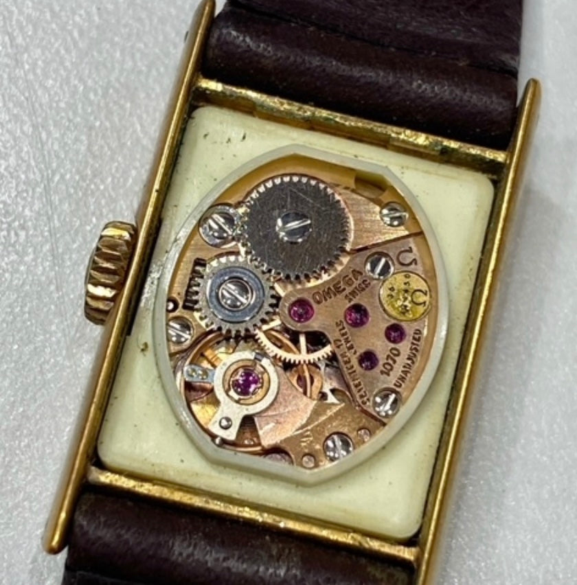 OMEGA De Ville 511.0459 Cal.1070 Gold Manual 18.5mm Ladies Watch 1973