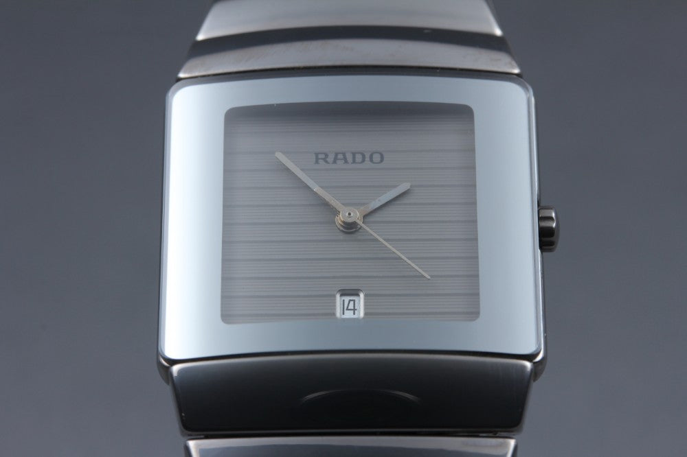 MINT RADO Diastar 152.0332.3 Silver Quartz 28mm Men's Watch