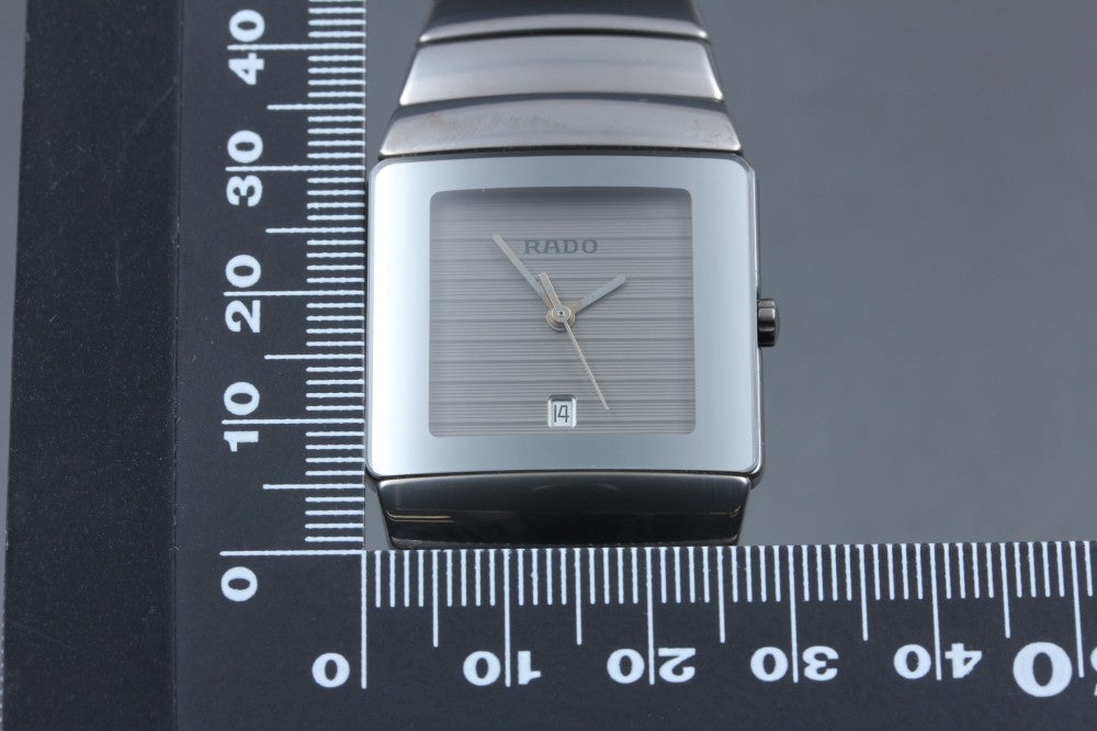 MINT RADO Diastar 152.0332.3 Silver Quartz 28mm Men's Watch