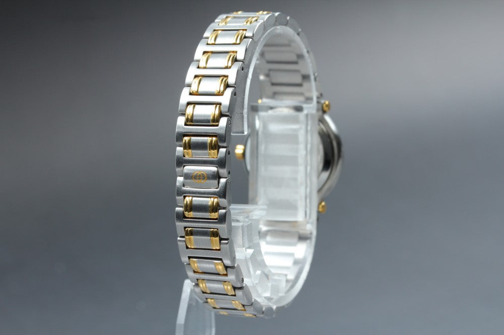Near MINT GUCCI 9000L Black Quartz 25mm Ladies Watch