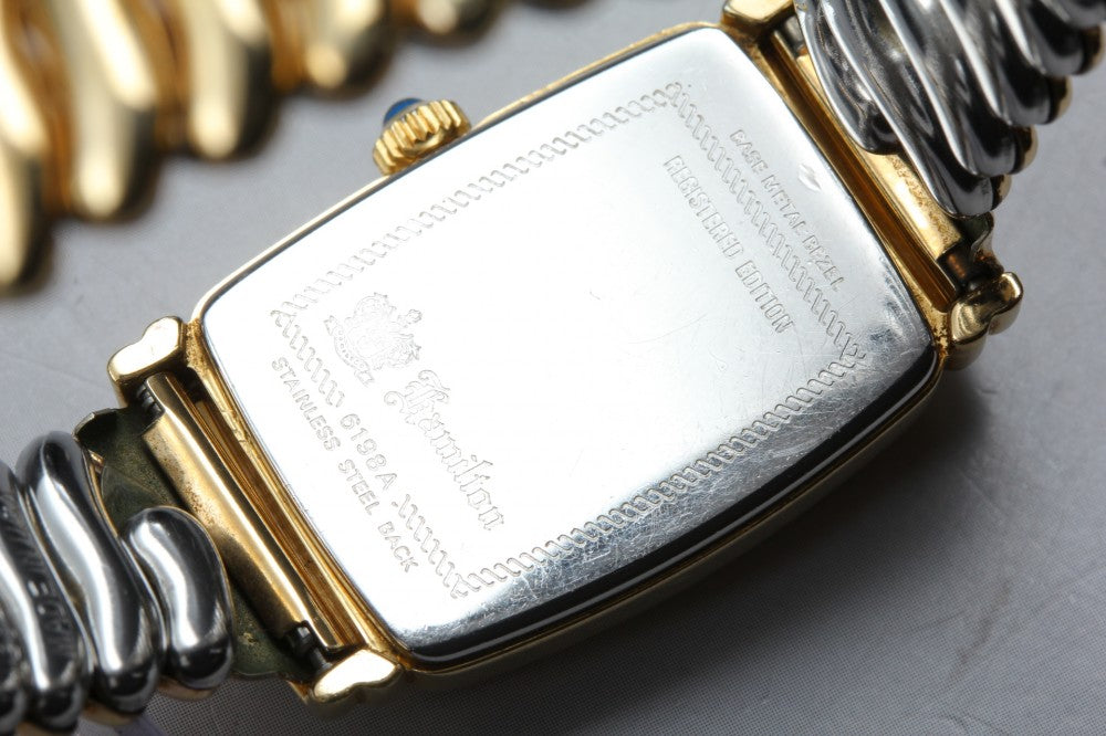 HAMILTON Benton 6198A Gold Quartz 22mm Ladies Watch