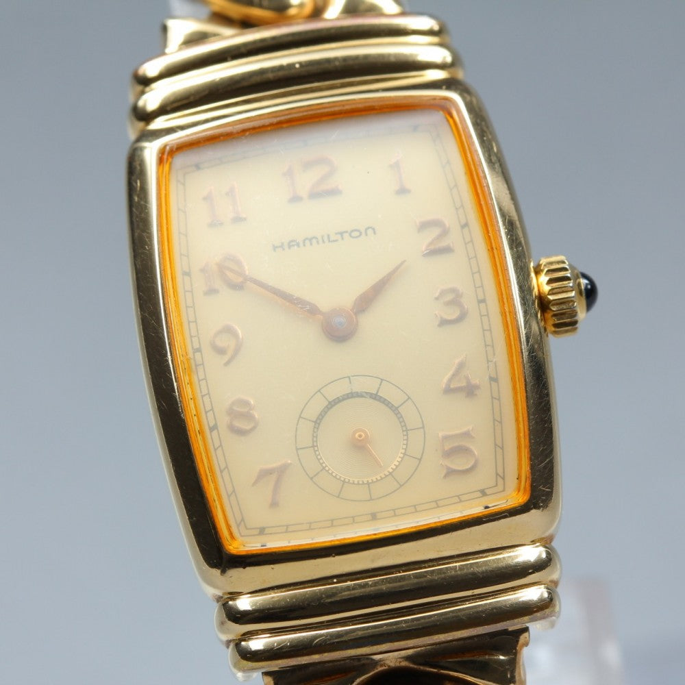 HAMILTON Benton 6198A Gold Quartz 22mm Ladies Watch