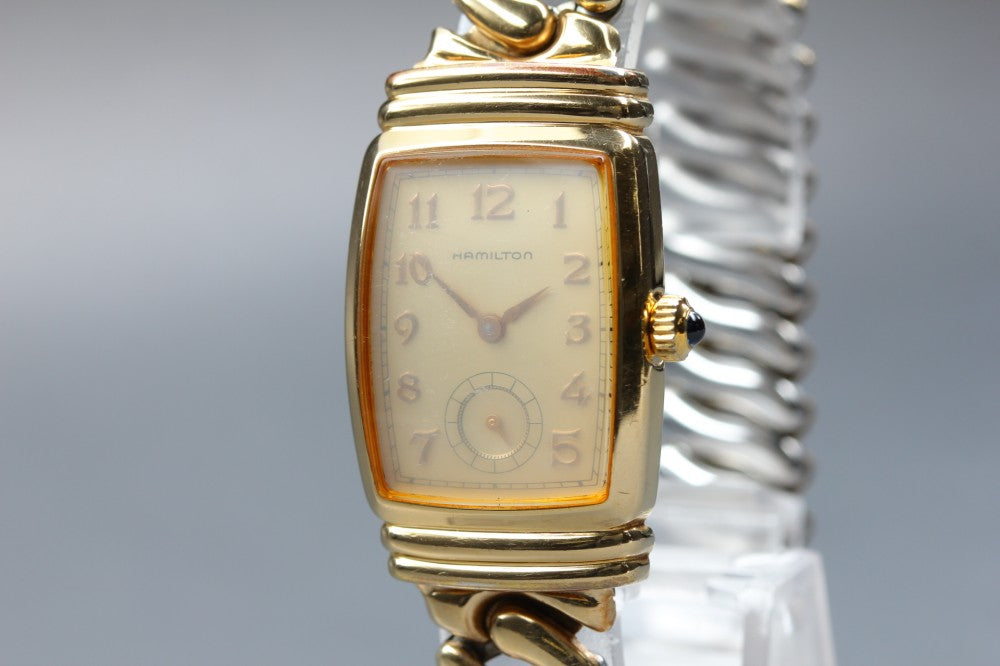 HAMILTON Benton 6198A Gold Quartz 22mm Ladies Watch