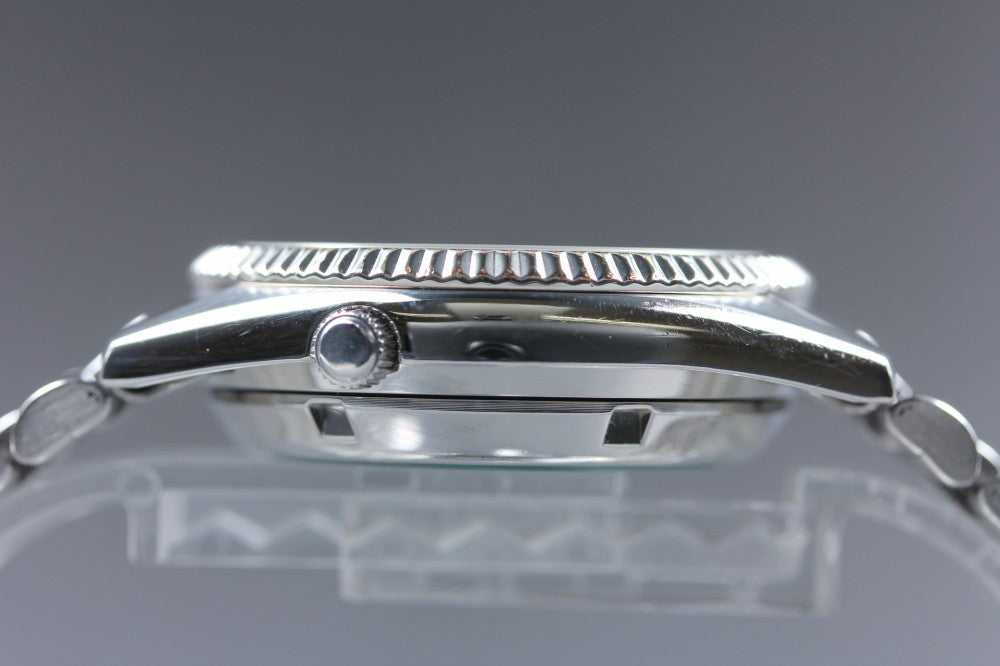 Near MINT SEIKO 5 7S26-0500 Silver Auto 36mm Men's Watch