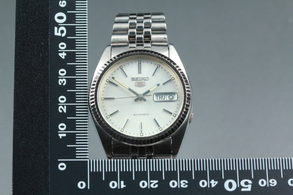 SEIKO 5 7S26-3110 Silver Auto 36mm Men's Watch 1999