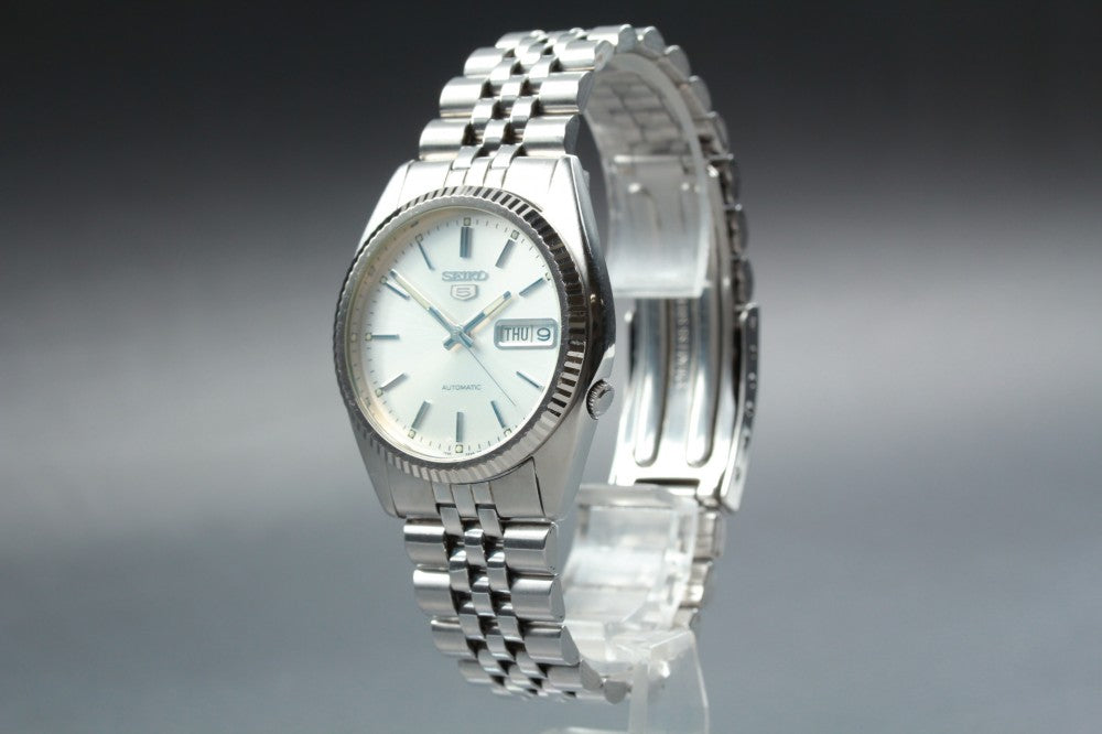 SEIKO 5 7S26-3110 Silver Auto 36mm Men's Watch 1999