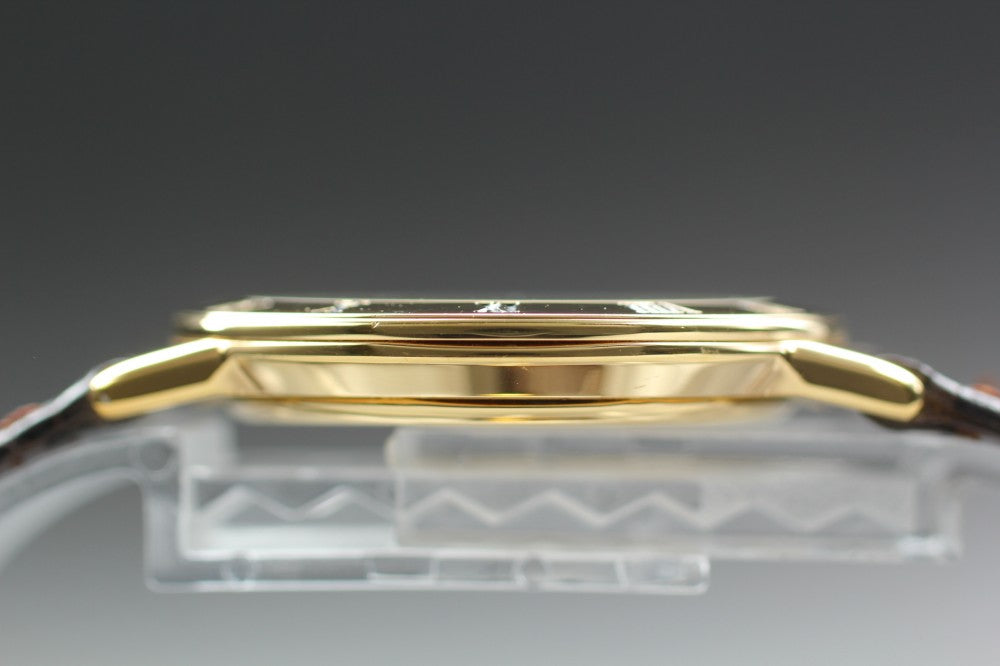 Near MINT GUCCI 3000.2.M Gold Quartz 33mm Men's Watch