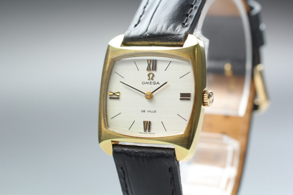 Near MINT OMEGA De Ville 511.305 Cal.620 Silver Manual 25mm Ladies Watch