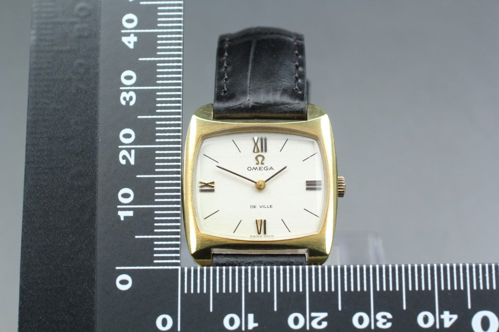 Near MINT OMEGA De Ville 511.305 Cal.620 Silver Manual 25mm Ladies Watch