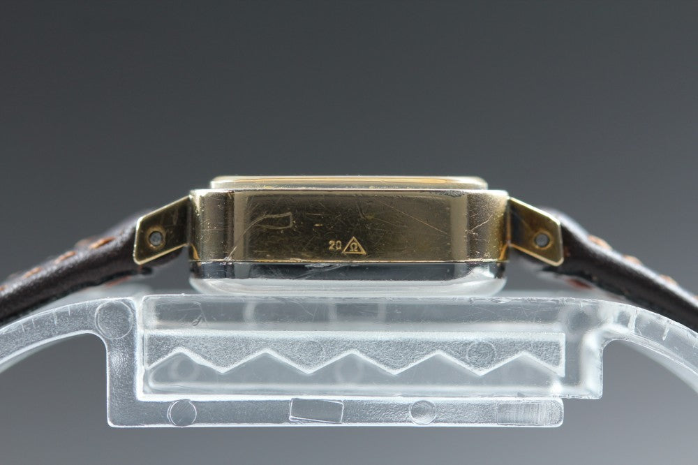 Near MINT OMEGA Geneve 511.364 Cal.485 Gold Manual 15mm Ladies Watch