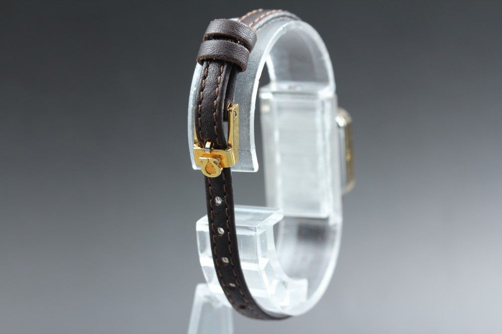 Near MINT OMEGA Geneve 511.364 Cal.485 Gold Manual 15mm Ladies Watch