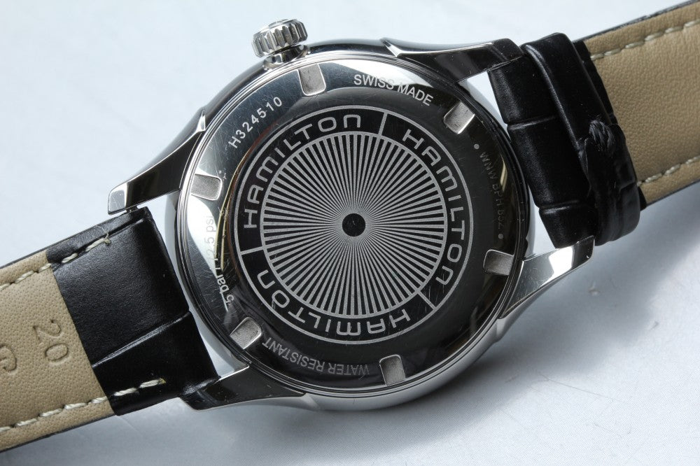 HAMILTON Jazzmaster H324510 Black Quartz 40mm Men's Watch