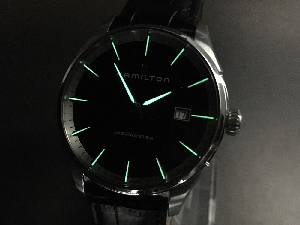 HAMILTON Jazzmaster H324510 Black Quartz 40mm Men's Watch