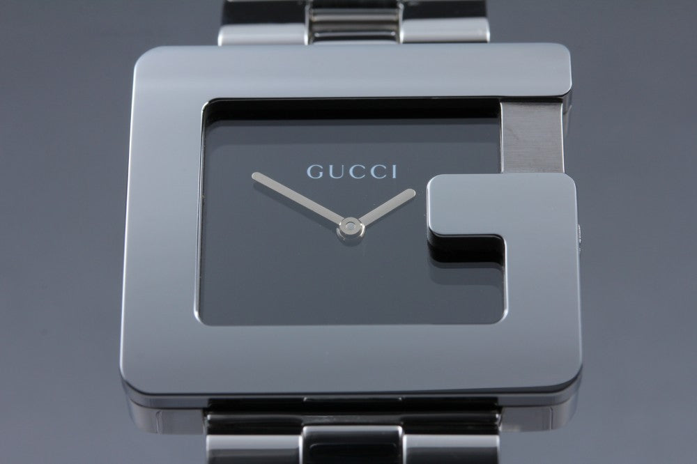 Near MINT GUCCI 3600M Black Quartz 32mm Men's Watch
