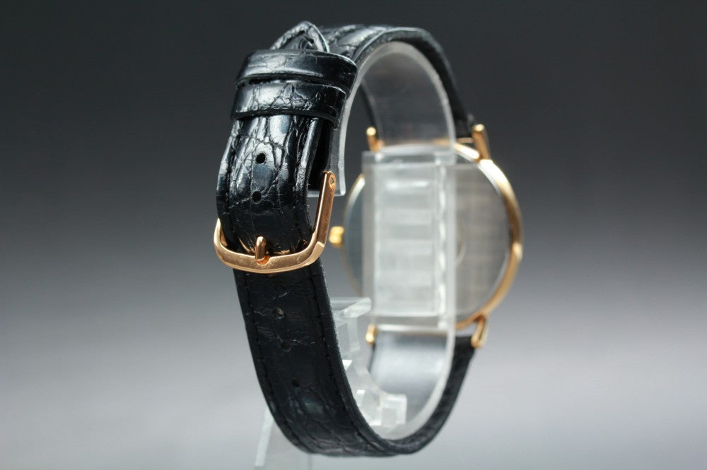Near MINT OMEGA De Ville 195.0075.2 Cal.1378 Gold Quartz 32.5mm Men's Watch