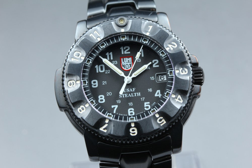 Luminox Night Hawk 3400 Black Quartz 45mm Men's Watch