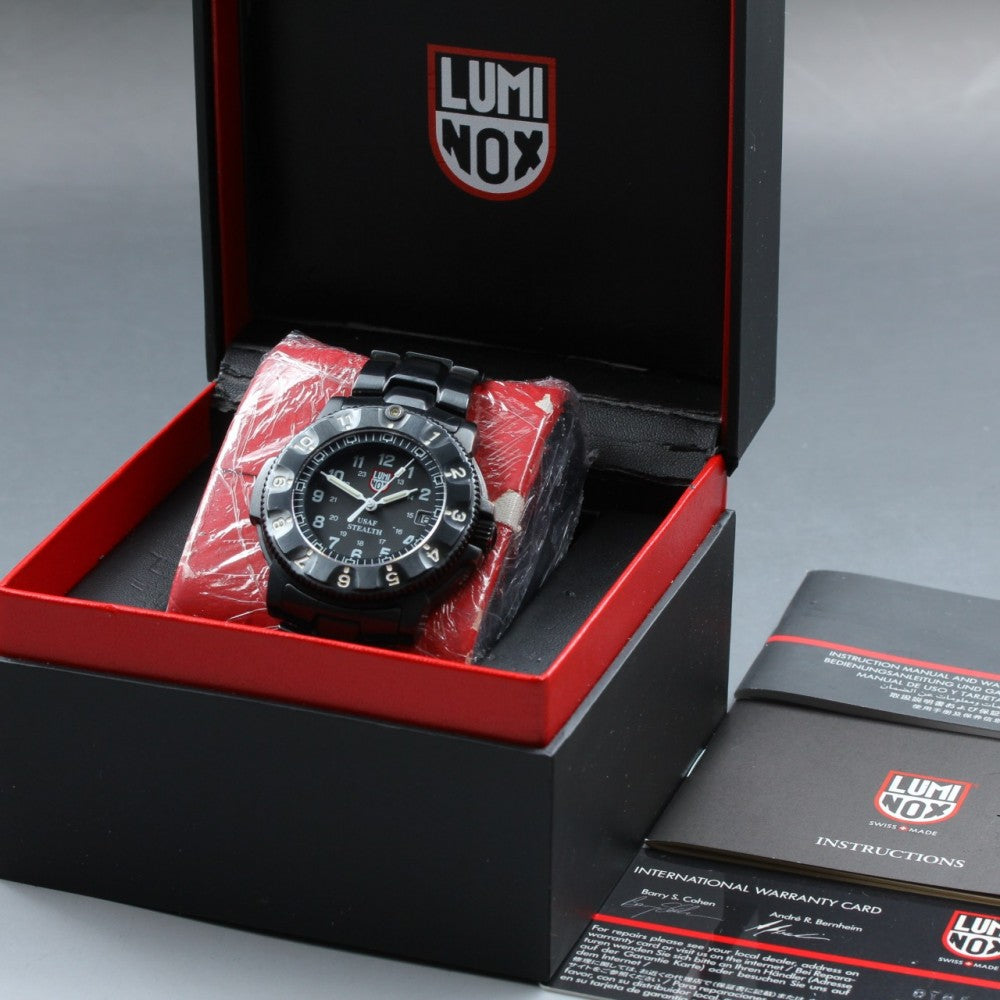 Luminox Night Hawk 3400 Black Quartz 45mm Men's Watch