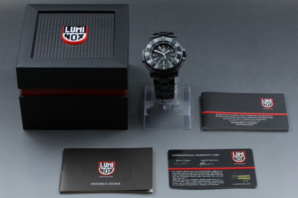 Luminox Night Hawk 3400 Black Quartz 45mm Men's Watch