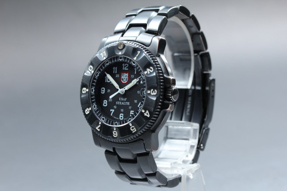 Luminox Night Hawk 3400 Black Quartz 45mm Men's Watch