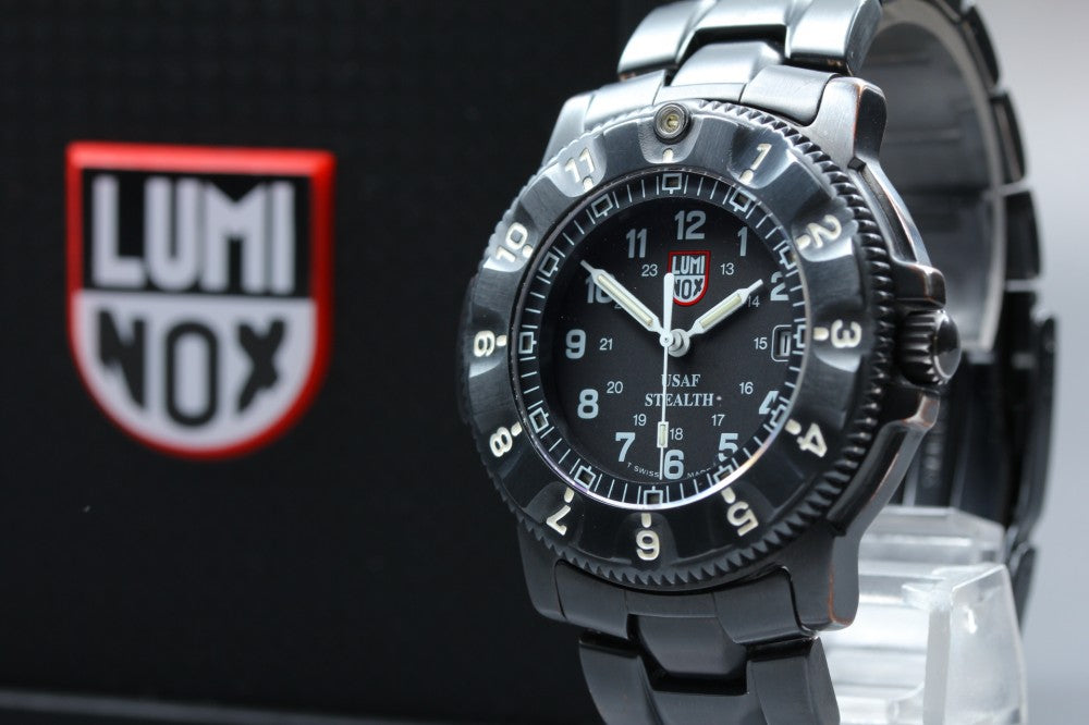 Luminox Night Hawk 3400 Black Quartz 45mm Men's Watch