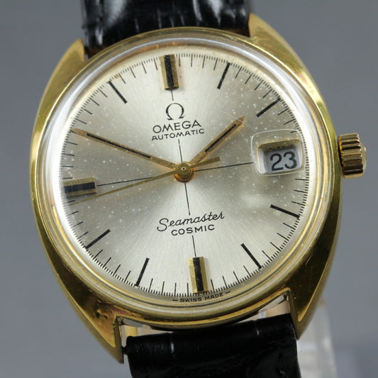 OMEGA Seamaster Cosmic 166023-T00L 105 Silver Auto 32.6mm Men's Watch
